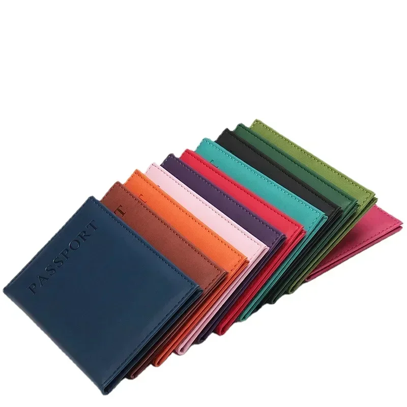 Index Card Holder - 패션 여성 남성 여권 커버 Pu