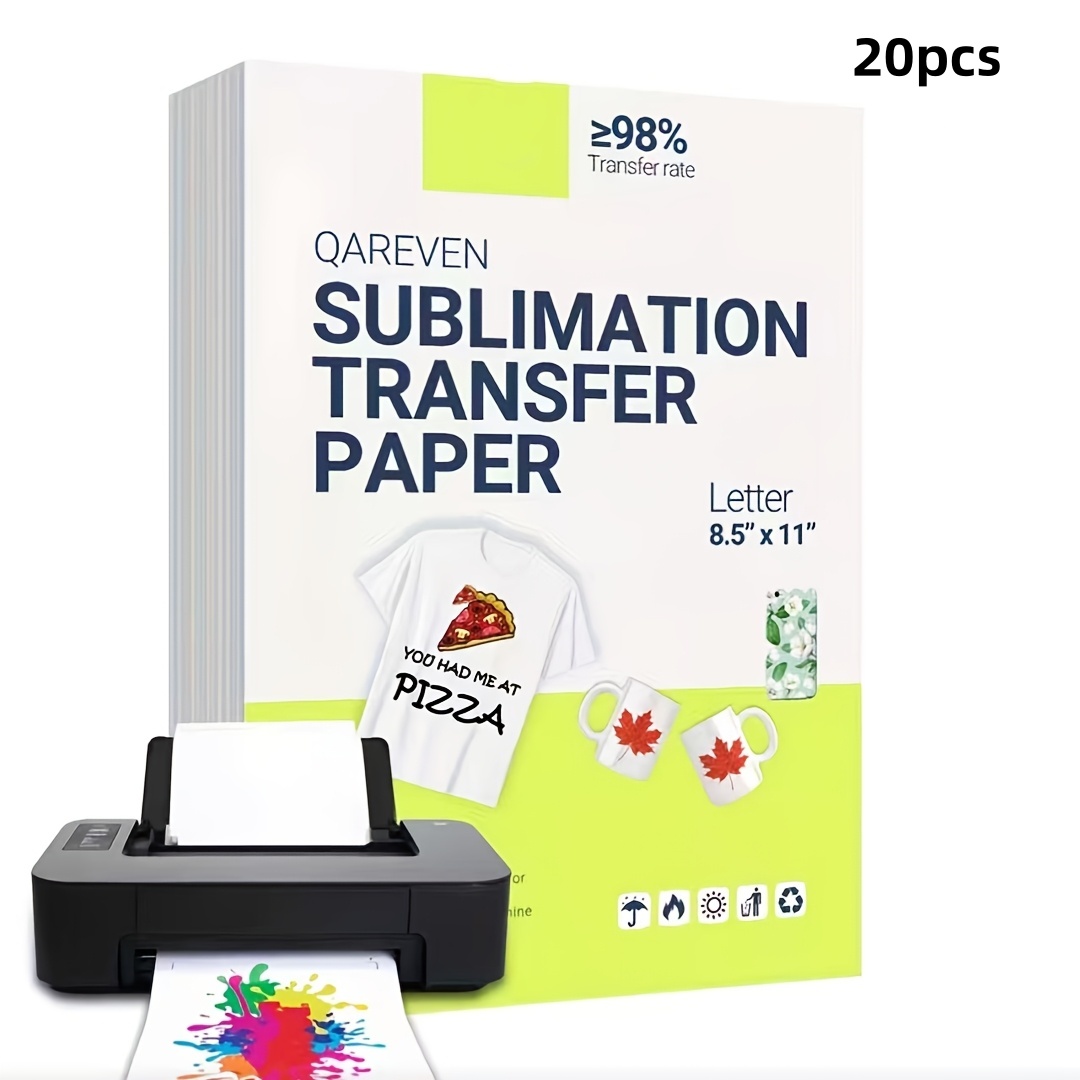 Ink Blotter Paper - 5/10/20/100 승화 전사지 블랭크 A4 사이즈,