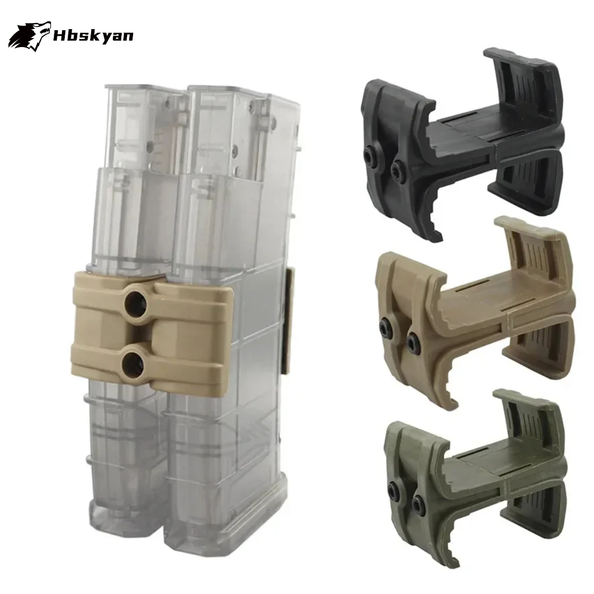 Magazine Holder Rack - 전술용 유니버설 듀얼 병렬 탄창 커플러