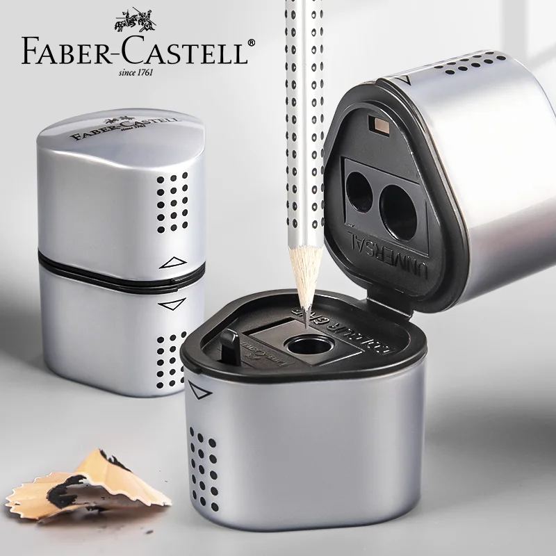 Faber-Castell Pencil Grip - Faber-Castell 그립 트리오 3-in-1 아티스트 연필깎이,