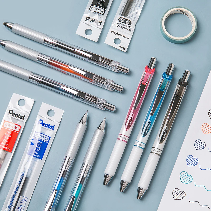 Pentel Pen Energel - 일본 제한 클리어 에디션 Pentel BLN75TL