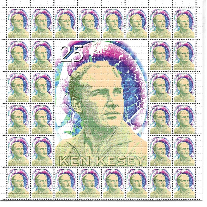 Kesey Stamps Psychedelic LSD A - Ink Blotter Paper 리뷰 및 가격