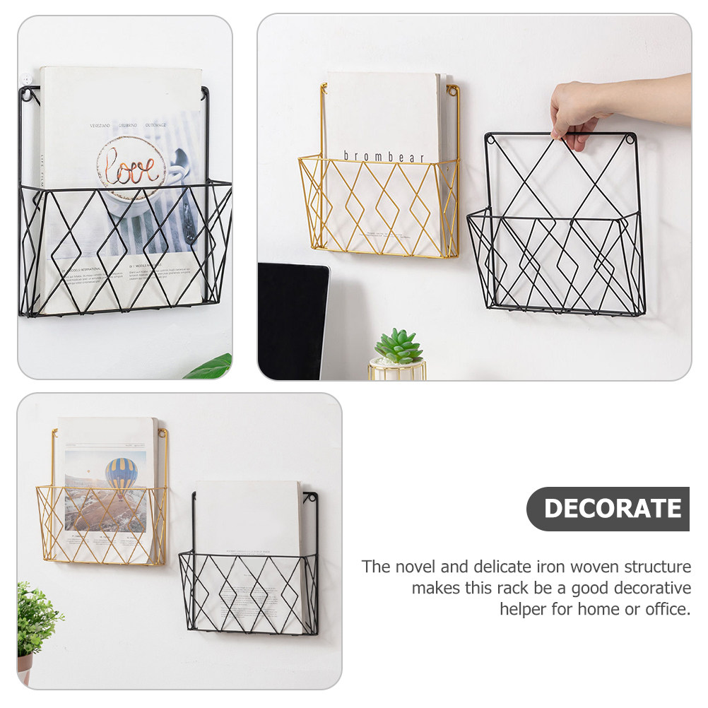 2개입 프리미엄 금속 벽걸이 파일 정리대, 사무실 벽  - Magazine Holder Rack 리뷰 및 가격
