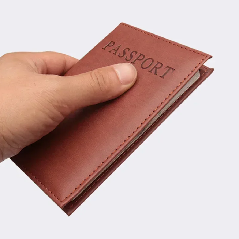 패션 여성 남성 여권 커버 Pu 가죽 솔리드 컬러 여행 - Index Card Holder 리뷰 및 가격