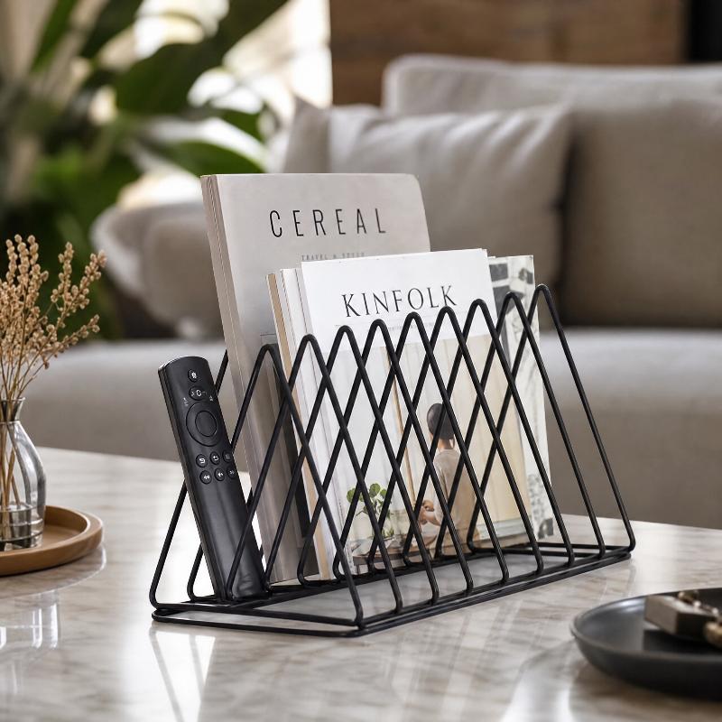 5/9 그리드 스토리지 랙 삼각형 철 파일 정리함 금속 - Magazine Holder Rack 리뷰 및 가격