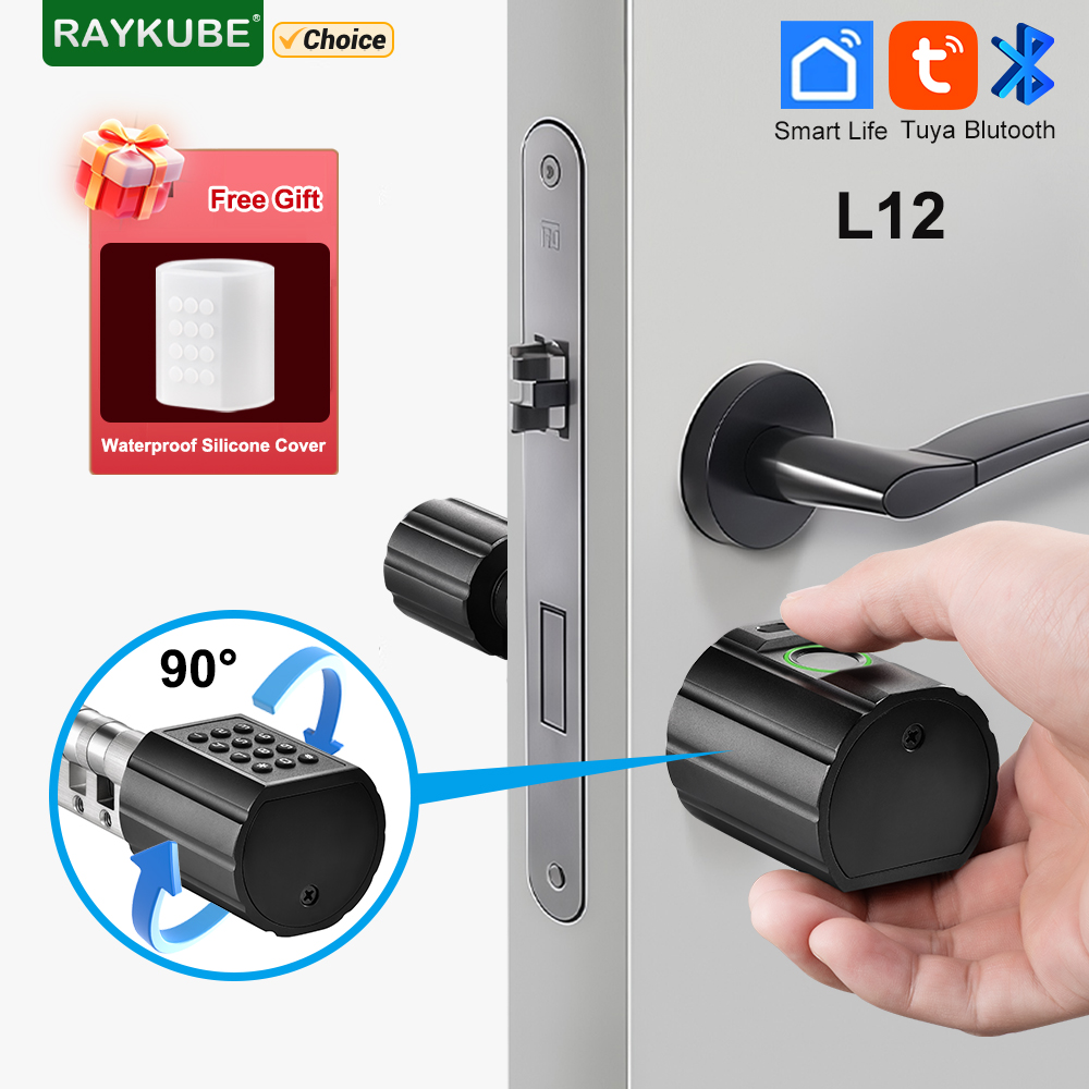 RAYKUBE L12 Tuya BLE 지문 실린더 전기 - Letter Opener Brass 리뷰 및 가격