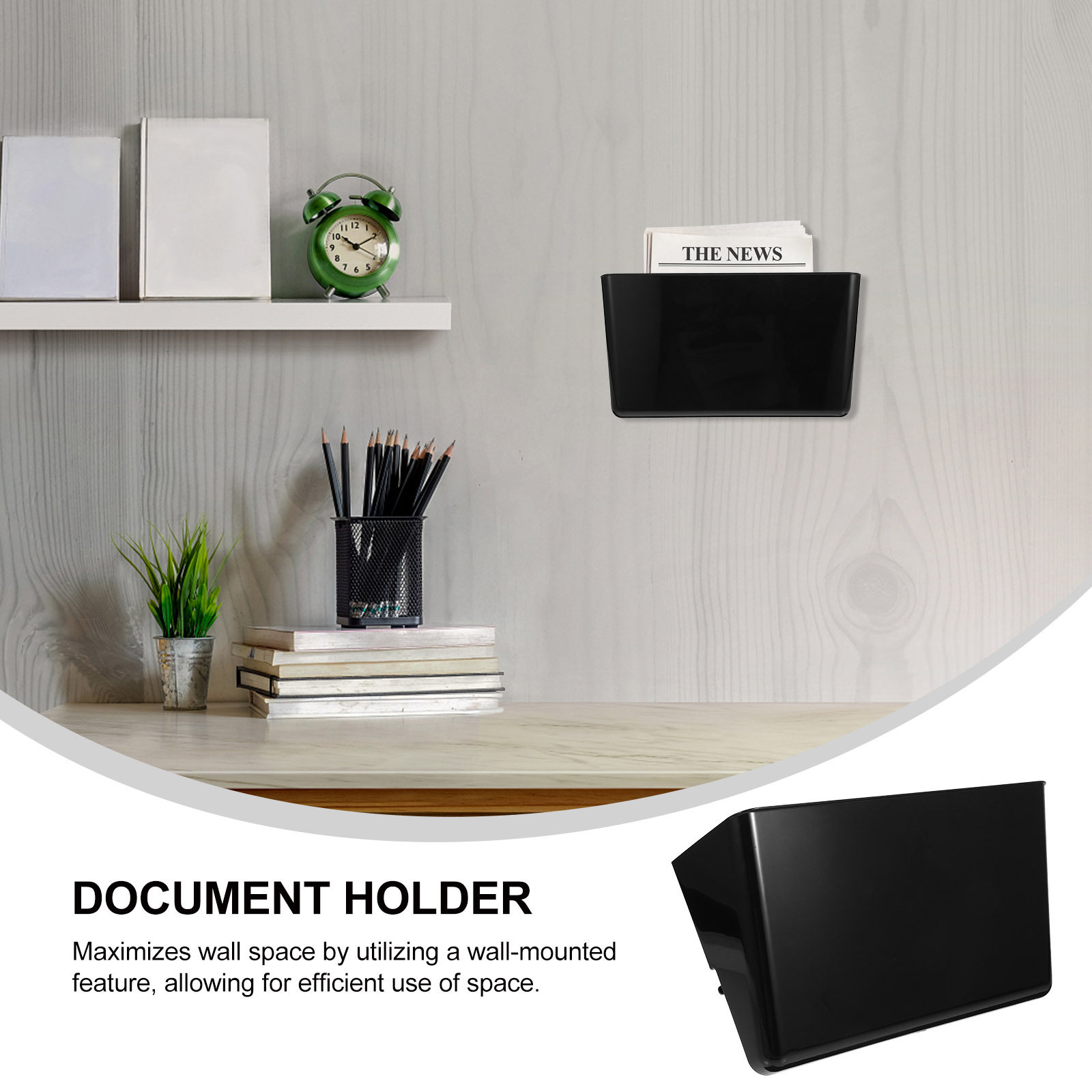 벽걸이형 파일 정리함 단일 포켓 플라스틱 문서 홀더 사 - Magazine Holder Rack 리뷰 및 가격
