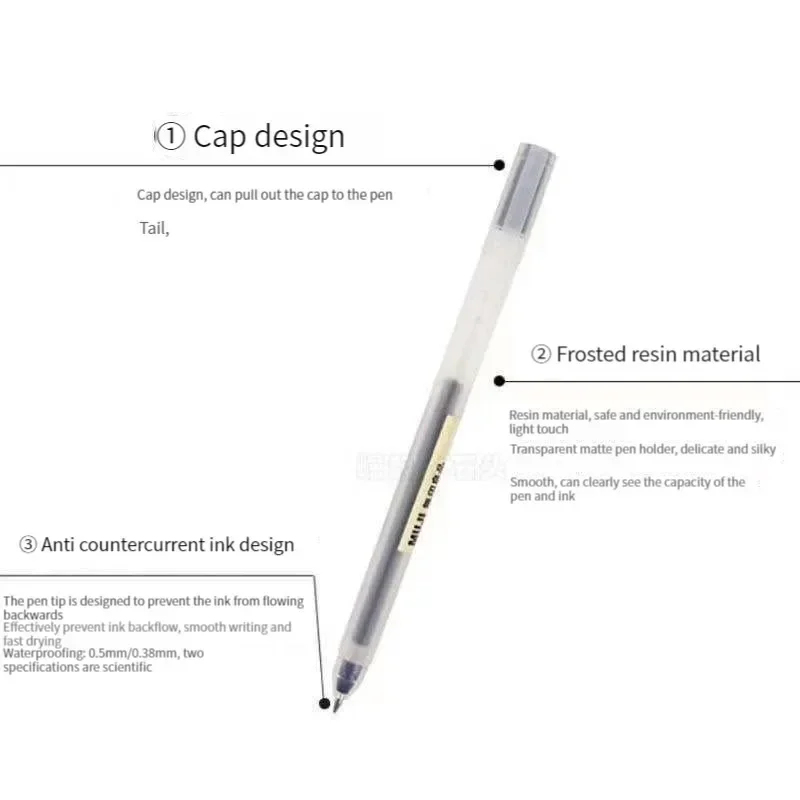 사랑스러운 MUJI 젤 펜 블랙/레드/블루 0.38/0 - Muji Stationery Gel Pen 리뷰 및 가격