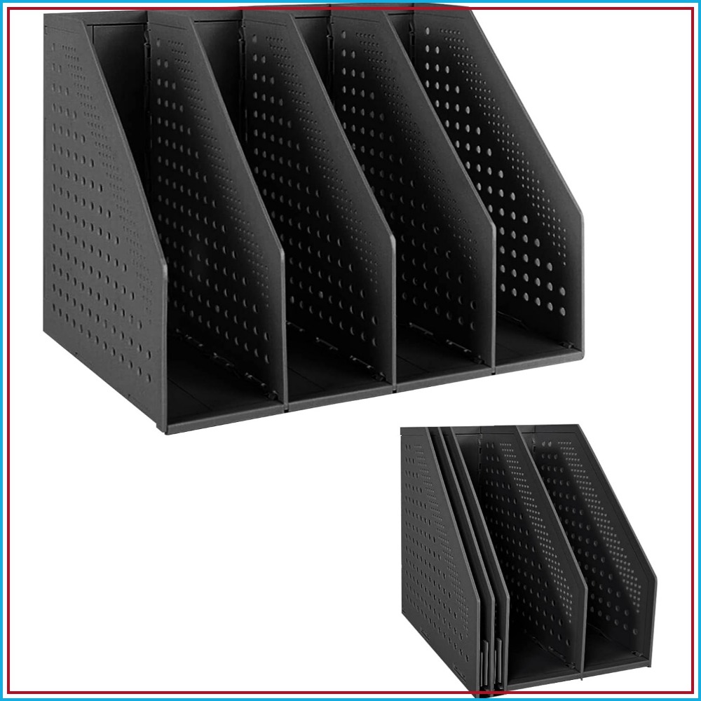 접이식 잡지꽂이 플라스틱 데스크탑 4칸 파일랙 정리함  - Magazine Holder Rack 리뷰 및 가격