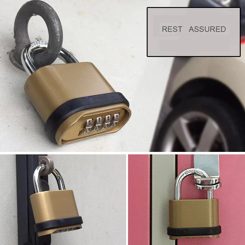 야외 잠금 장치 없음 키 4 자리 조합 코드 자물쇠,  - Letter Opener Brass 리뷰 및 가격