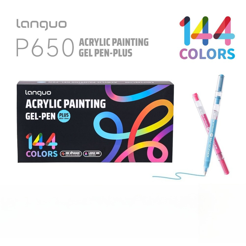 랑궈 P650 아크릴 페인팅 젤 펜 플러스 144색 1 - Copic Marker Sketch 리뷰 및 가격