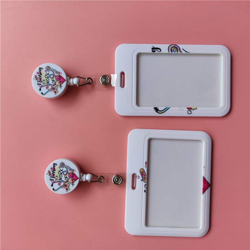 의사 간호사 이름 ID 배지 릴 홀더 목 끈이있는 하드 - Index Card Holder 리뷰 및 가격