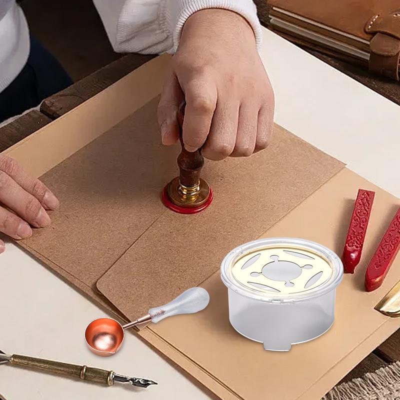 씰링 왁스 키트 씰링 왁스 멜터 스푼 히터 키트 녹는  - Wax Seal Stamp Set 리뷰 및 가격