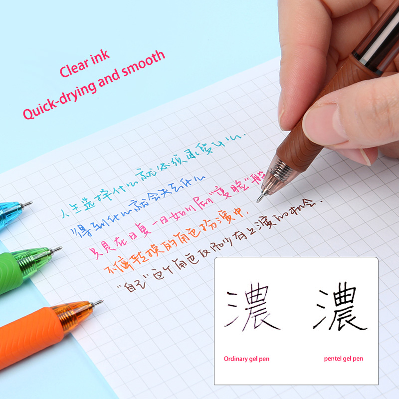 펜텔 젤 펜, BLN105 바늘 끝 쓰기, 부드러운 빠 - Pentel Pen Energel 리뷰 및 가격