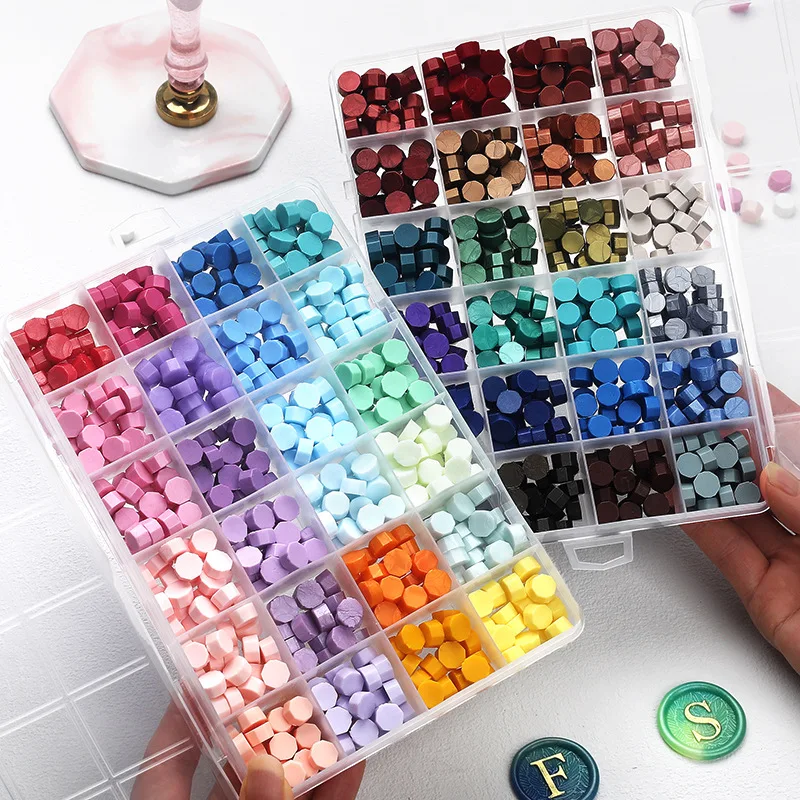 레트로 봉인 왁스 비즈 세트 10-15 그리드 왁스 씰 - Wax Seal Stamp Set 리뷰 및 가격