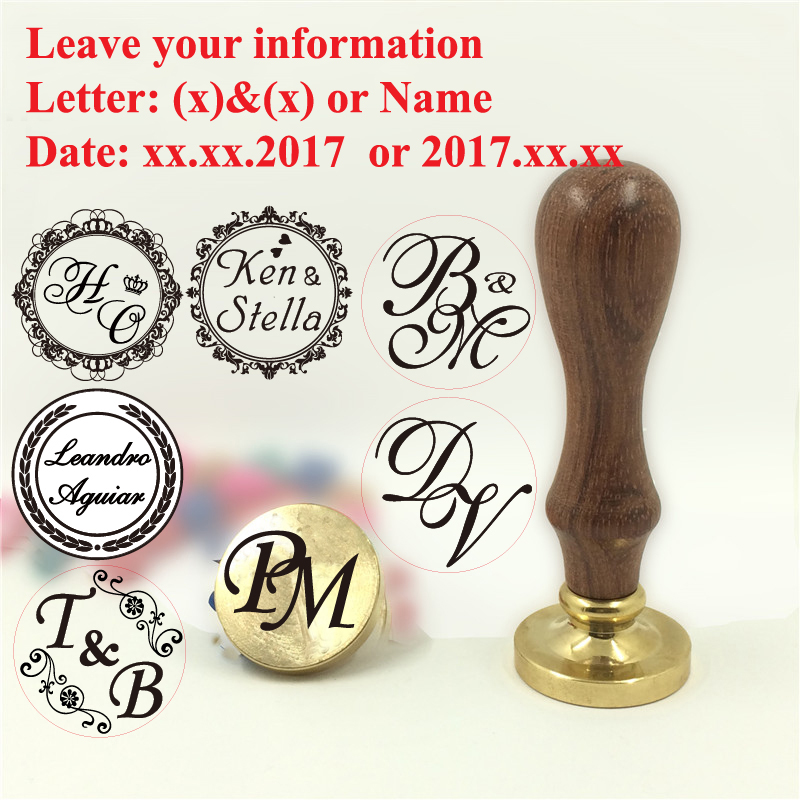 맞춤형 황동 왁스 씰 스탬프(2개의 이니셜 장식 화환  - Wax Seal Stamp Set 리뷰 및 가격