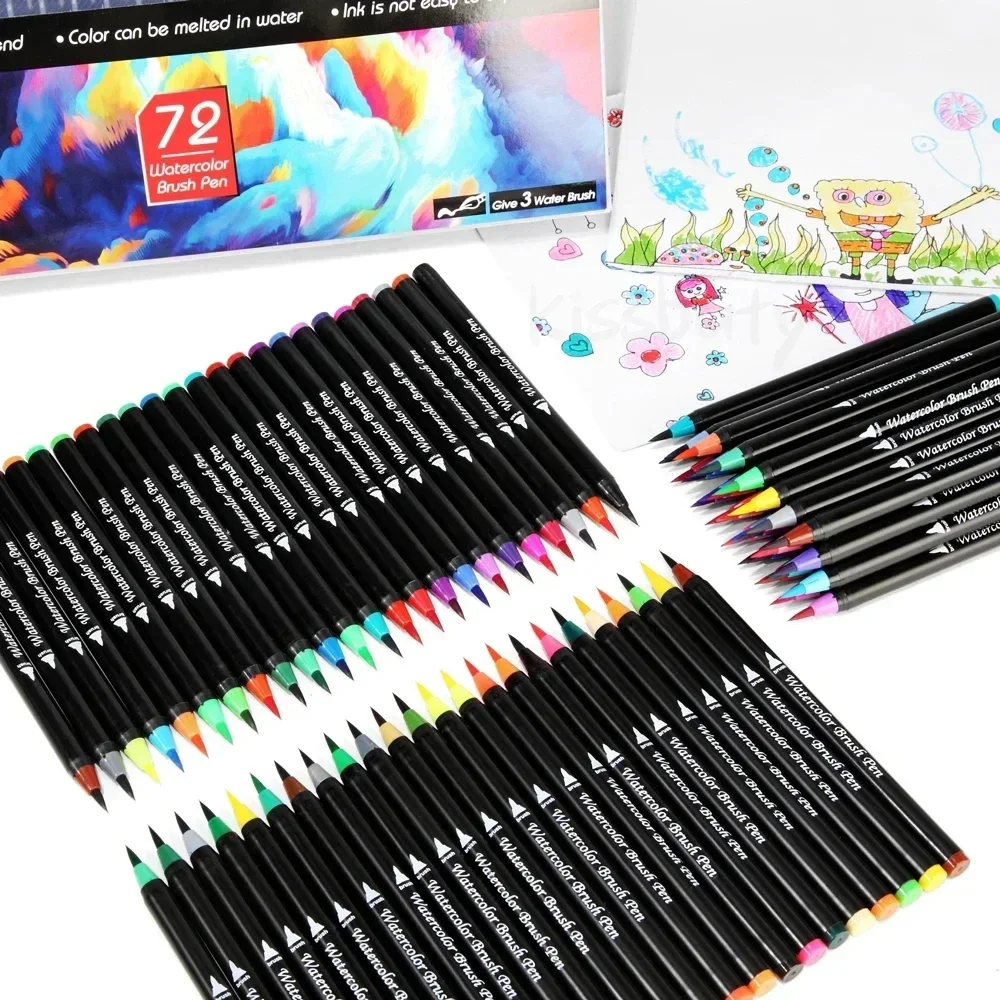 12-72 색상 수채화 브러쉬 펜 아트 마커 펜 그리기 - Copic Marker Sketch 리뷰 및 가격