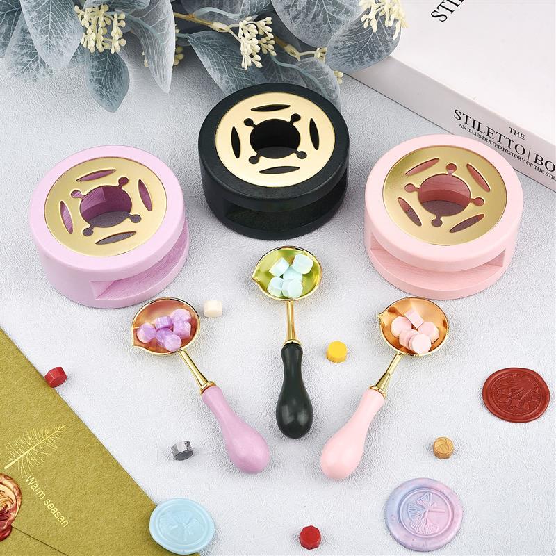 왁스 씰 스탬프 세트, 래커 용광로, 왁스 씰 녹는 스 - Wax Seal Stamp Set 리뷰 및 가격